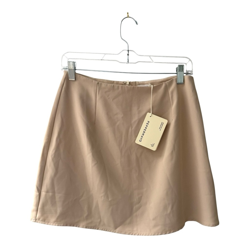 NWT Peppermayo Vintage Town Mini Skirt in Cream Size 6